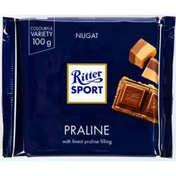 Ritter Sport čokoláda s pravým nugátem 100g
