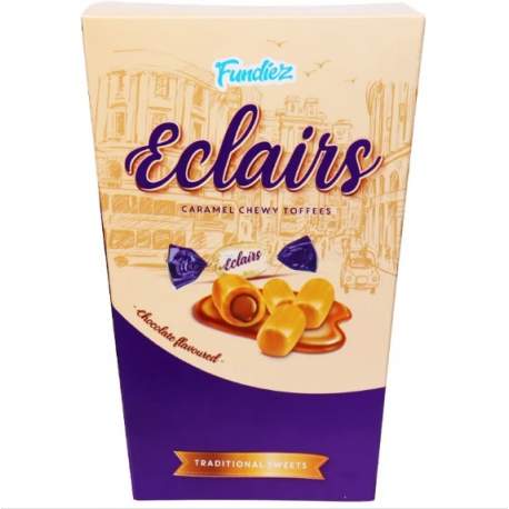 Eclairs-karamelky s čokoládovou náplní 210g