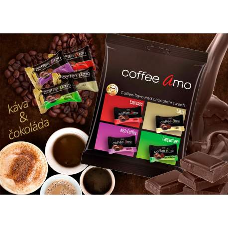 Coffee AMO Čokoládové bonbóny směs 100g