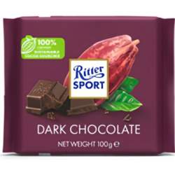 Ritter Sport hořká čokoláda 100g
