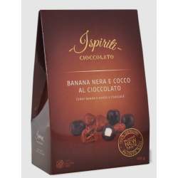 Ispiriti cioccolato Černý banán a kokos v čokoládě 120 g