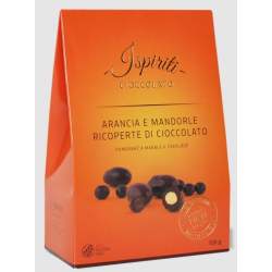 Ispiriti cioccolato Pomeranč a mandle v čokoládě 120g