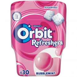 Orbit Refreshers bubblemint 67g/6ks/