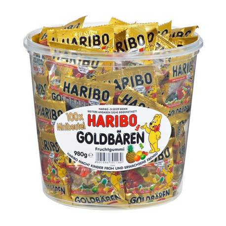 Haribo medvídci málé sáčky 9,8g 100ks